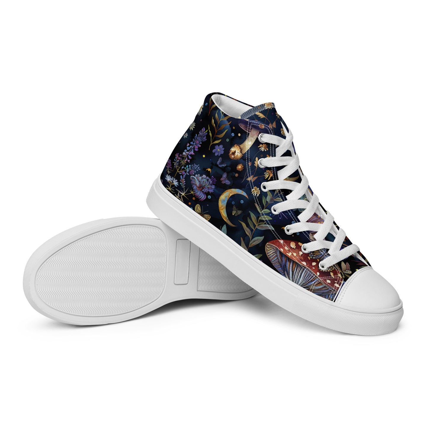 Women’s High Top Canvas Shoes Magical Night