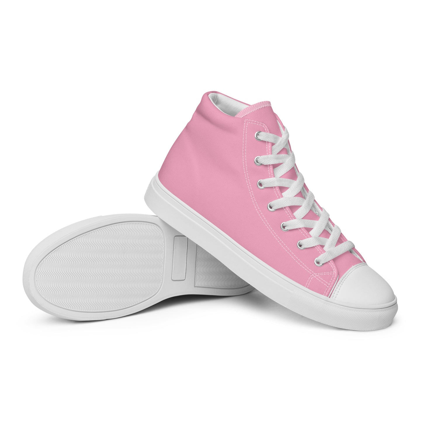 Women’s High Top Canvas Shoes Cotton Candy Pink