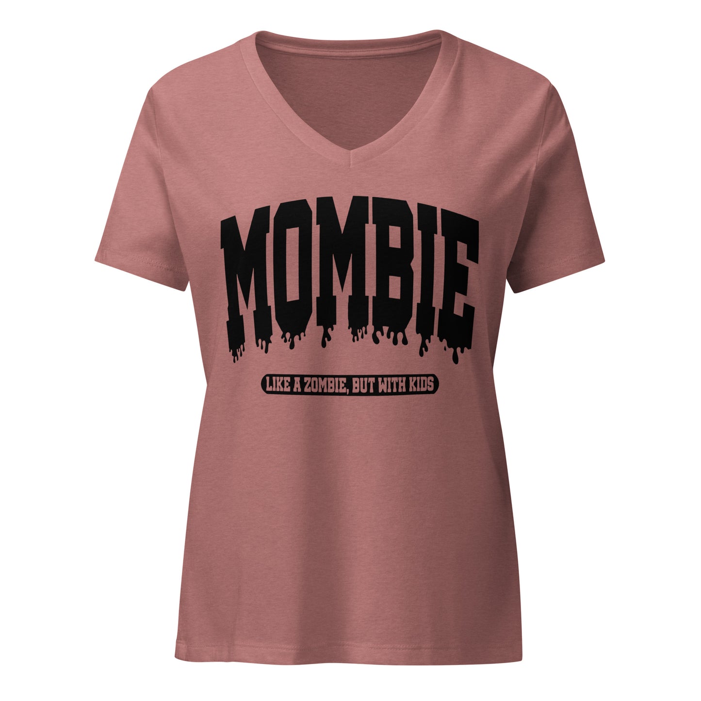 Women’s Relaxed V-neck Tee Mombie