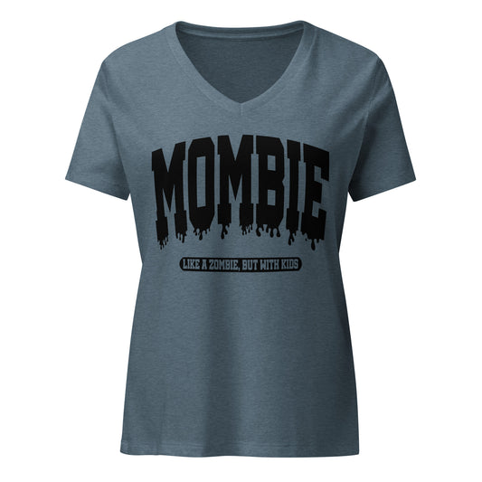 Women’s Relaxed V-neck Tee Mombie