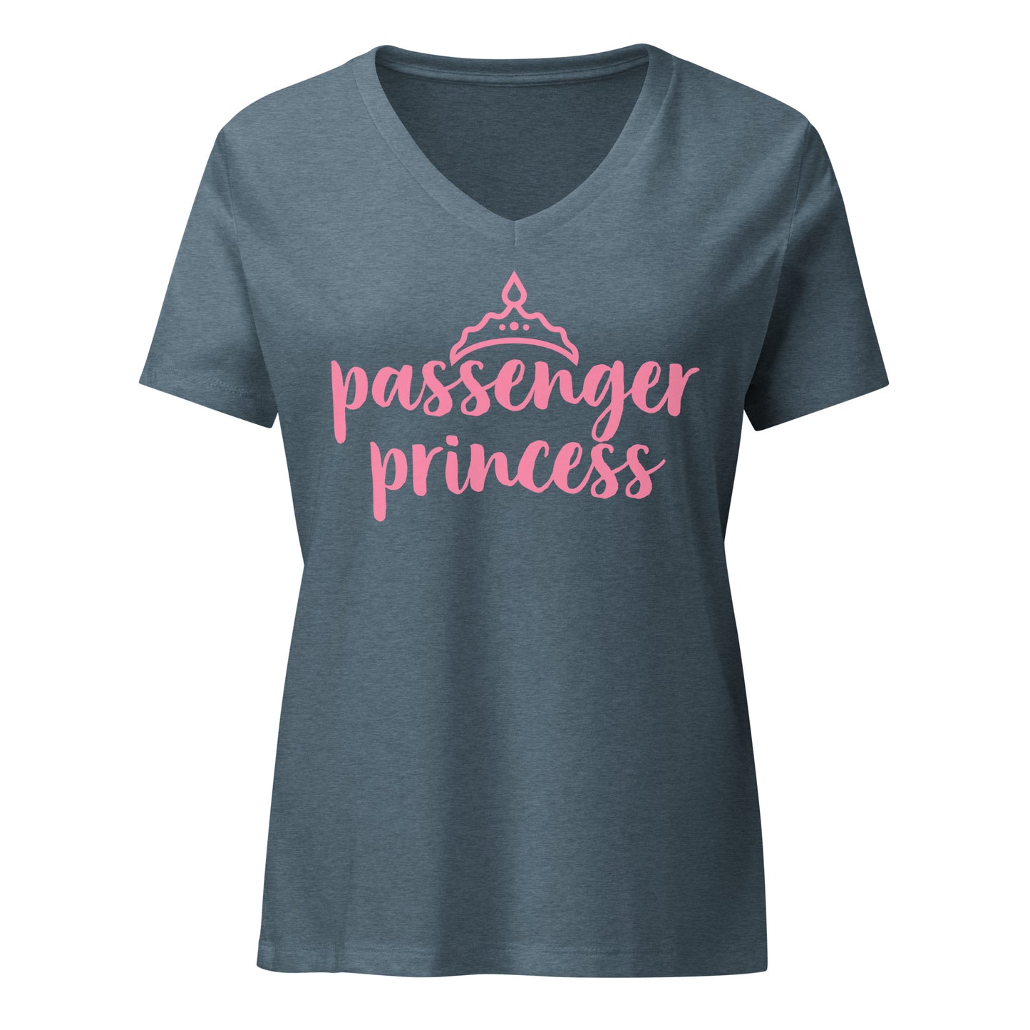 Women’s Relaxed V-neck Tee Passenger Princess