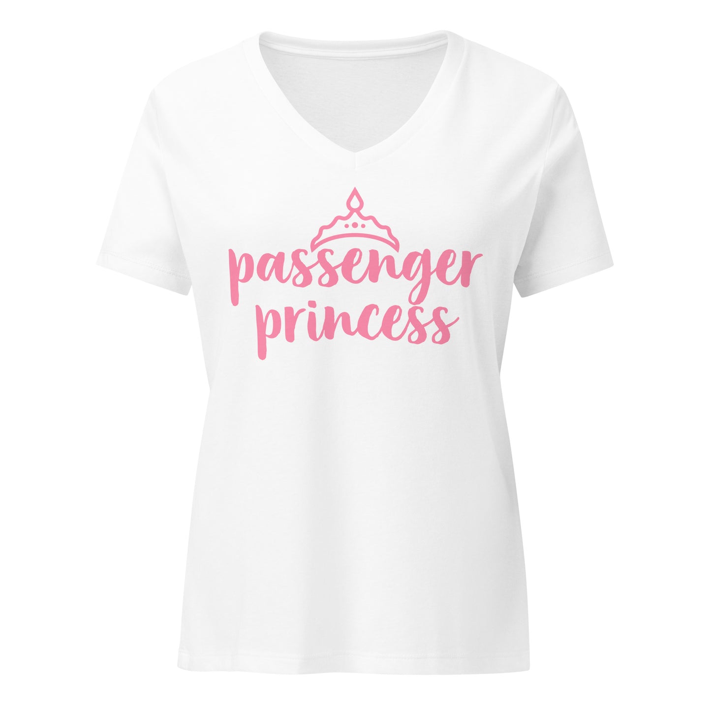 Women’s Relaxed V-neck Tee Passenger Princess