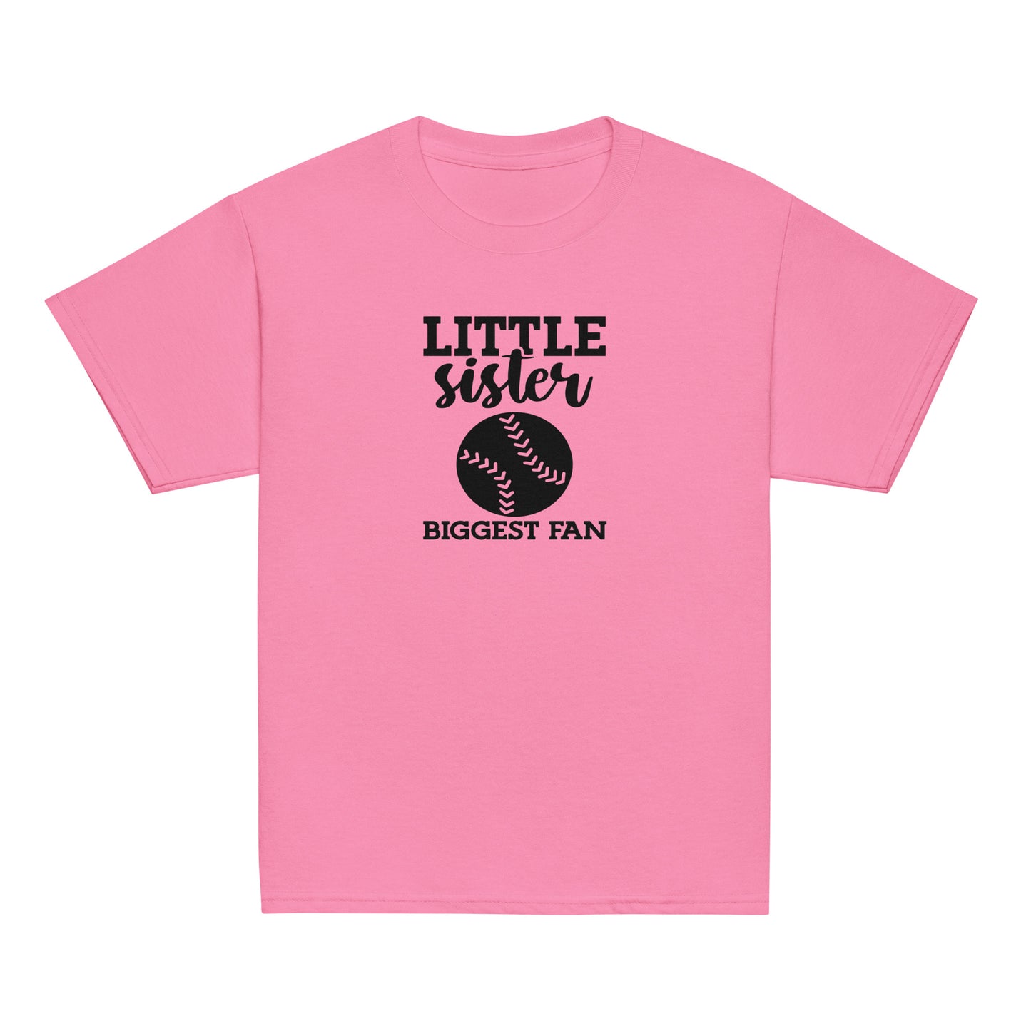 Youth Short Sleeve Tee Biggest Fan LIttle Sister