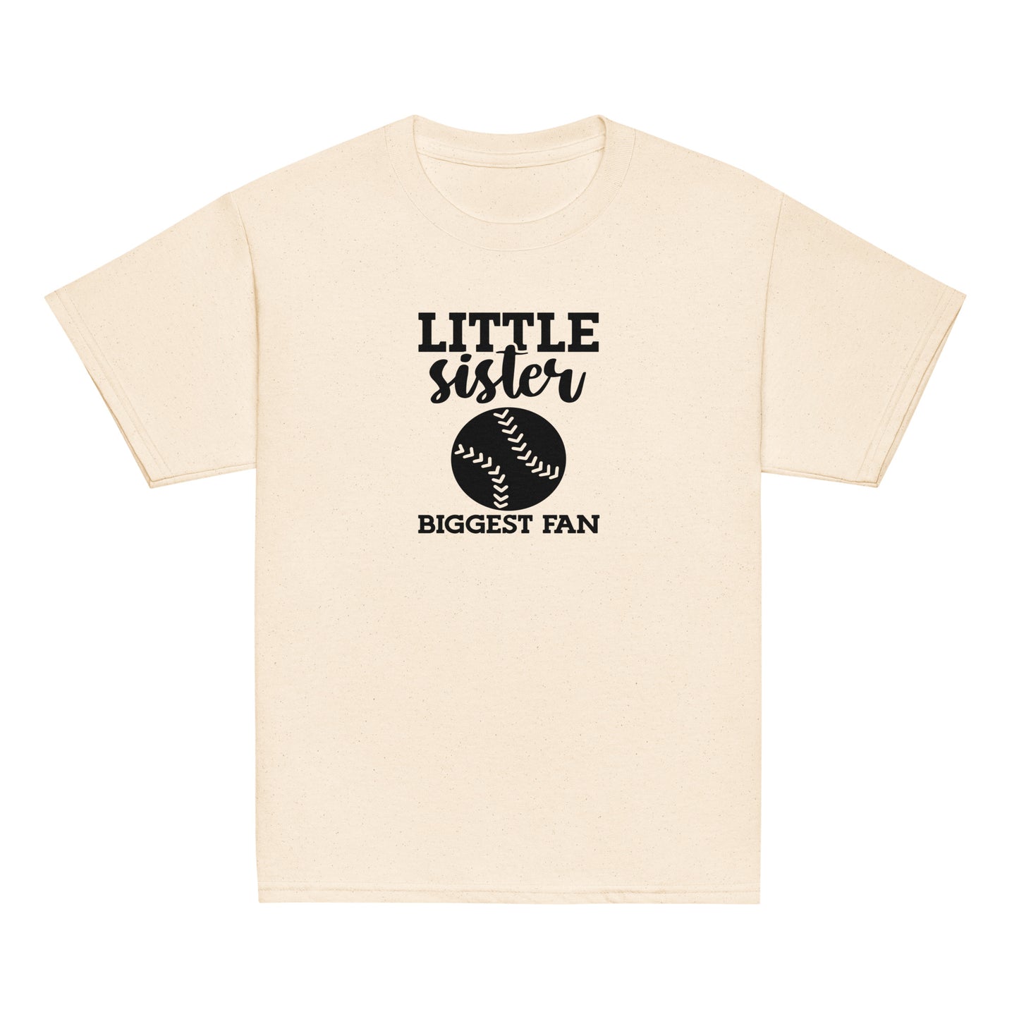 Youth Short Sleeve Tee Biggest Fan LIttle Sister