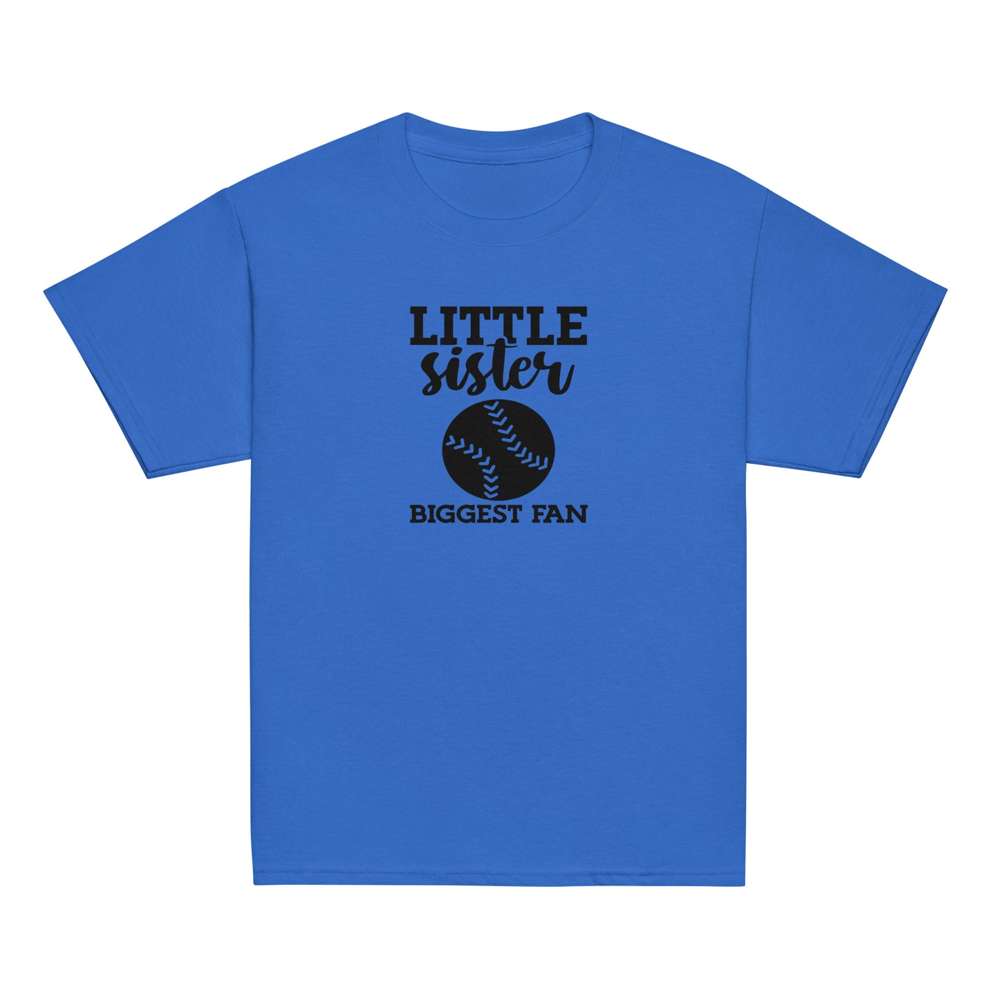 Youth Short Sleeve Tee Biggest Fan LIttle Sister