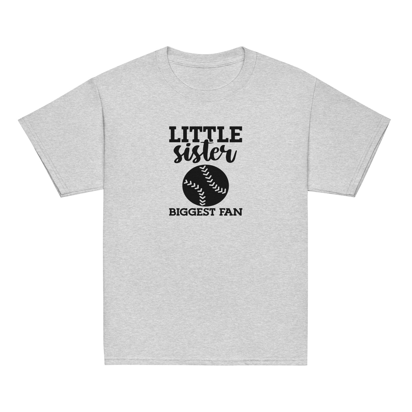 Youth Short Sleeve Tee Biggest Fan LIttle Sister