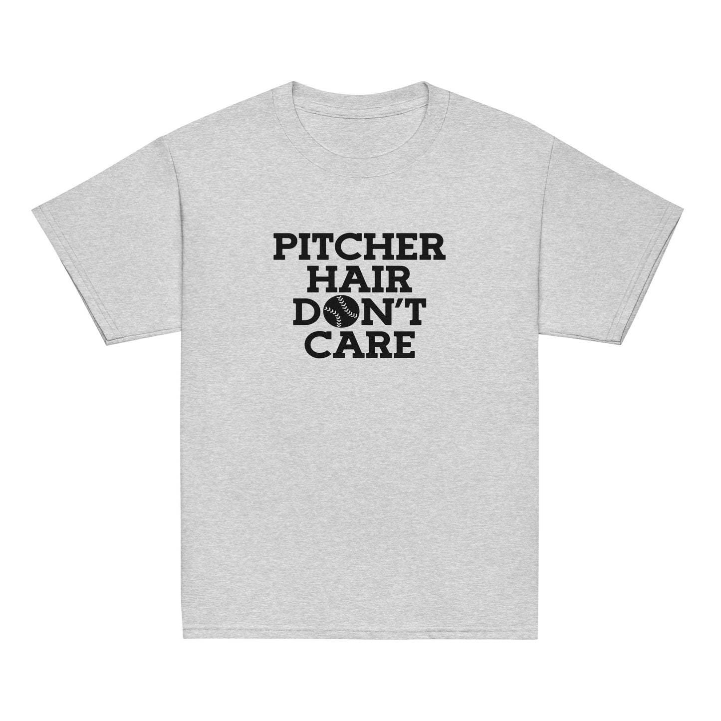 Youth Short Sleeve Tee Pitcher Hair