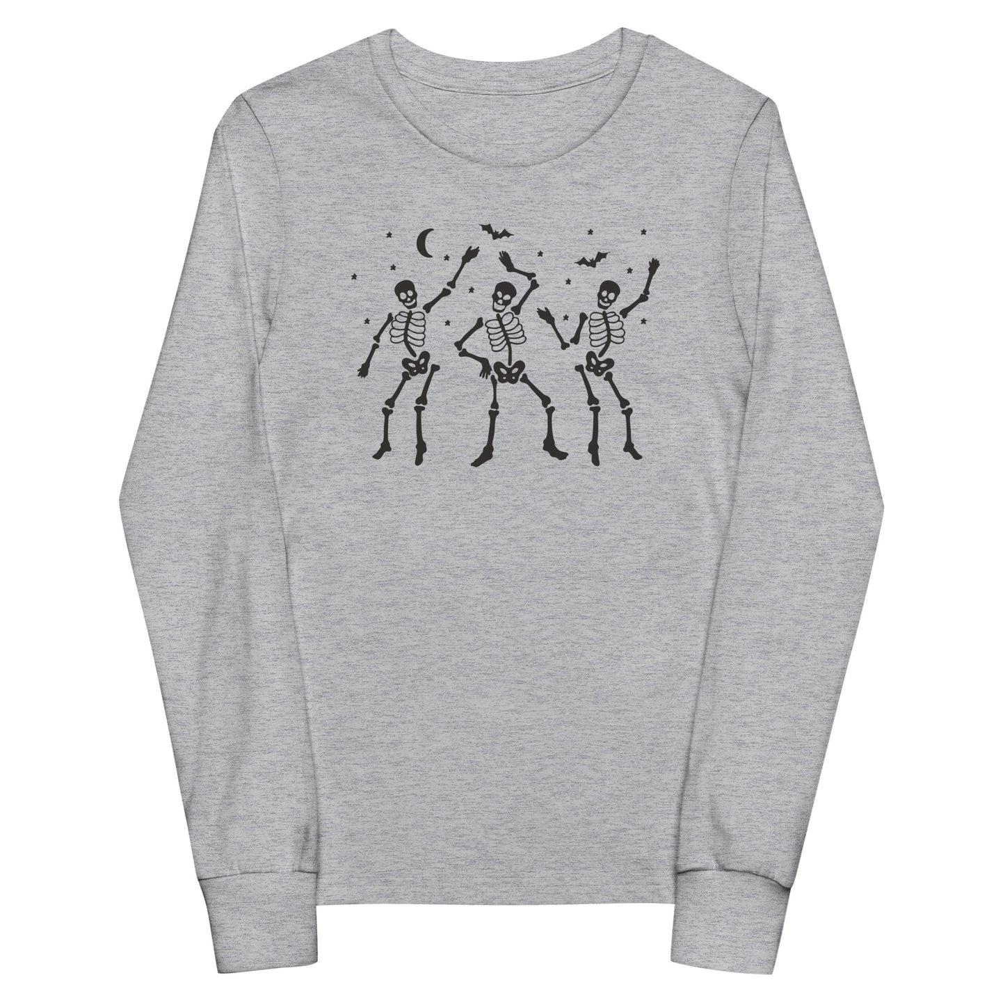 Youth Long Sleeve Tee Dancing Skeletons