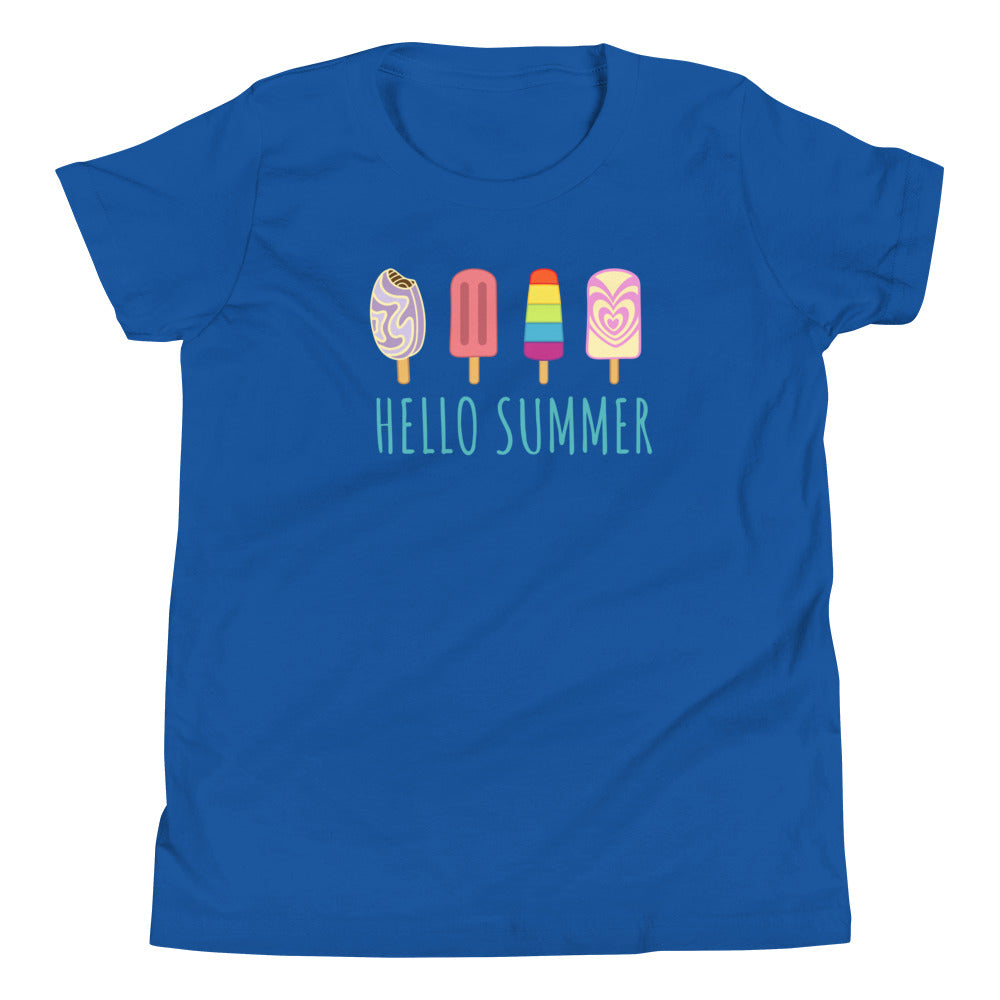 Youth Short Sleeve Tee Hello Summer