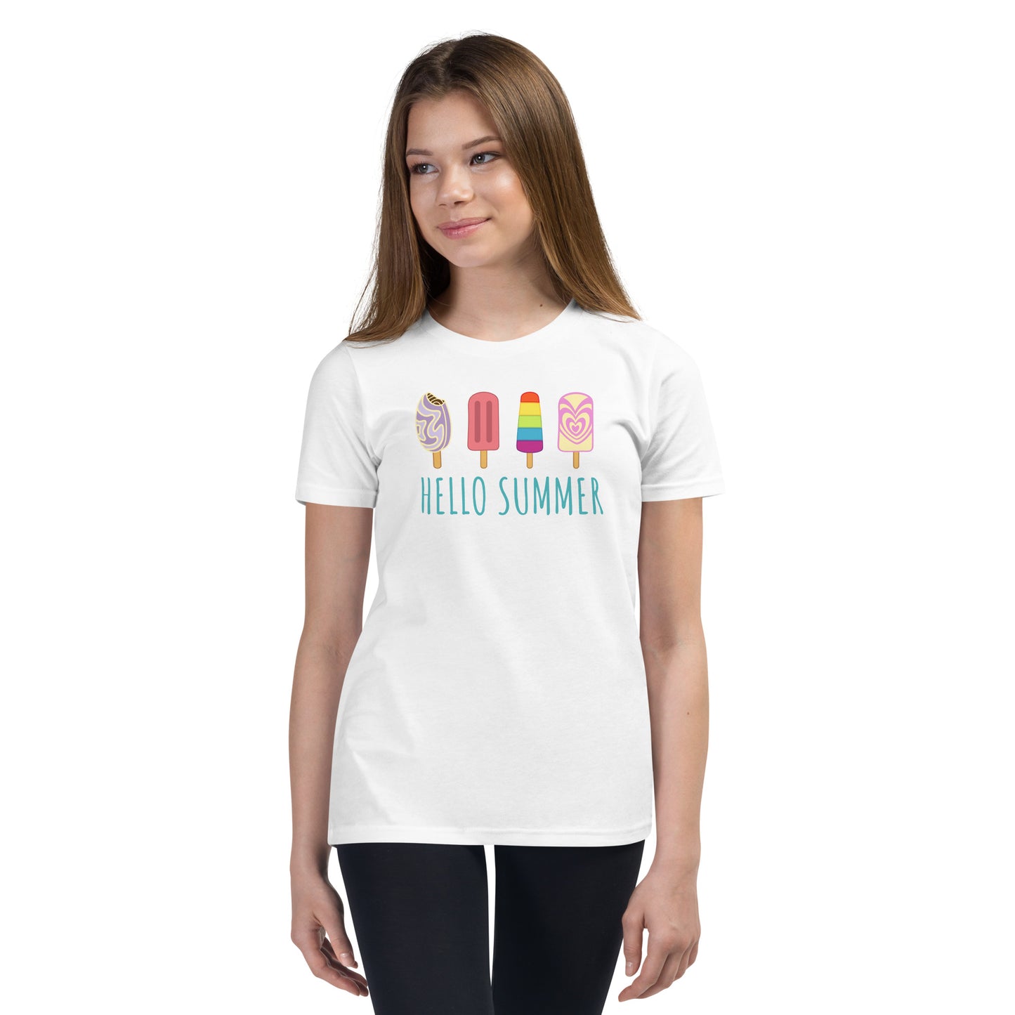 Youth Short Sleeve Tee Hello Summer