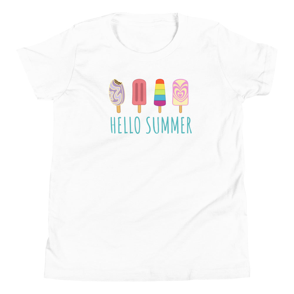 Youth Short Sleeve Tee Hello Summer