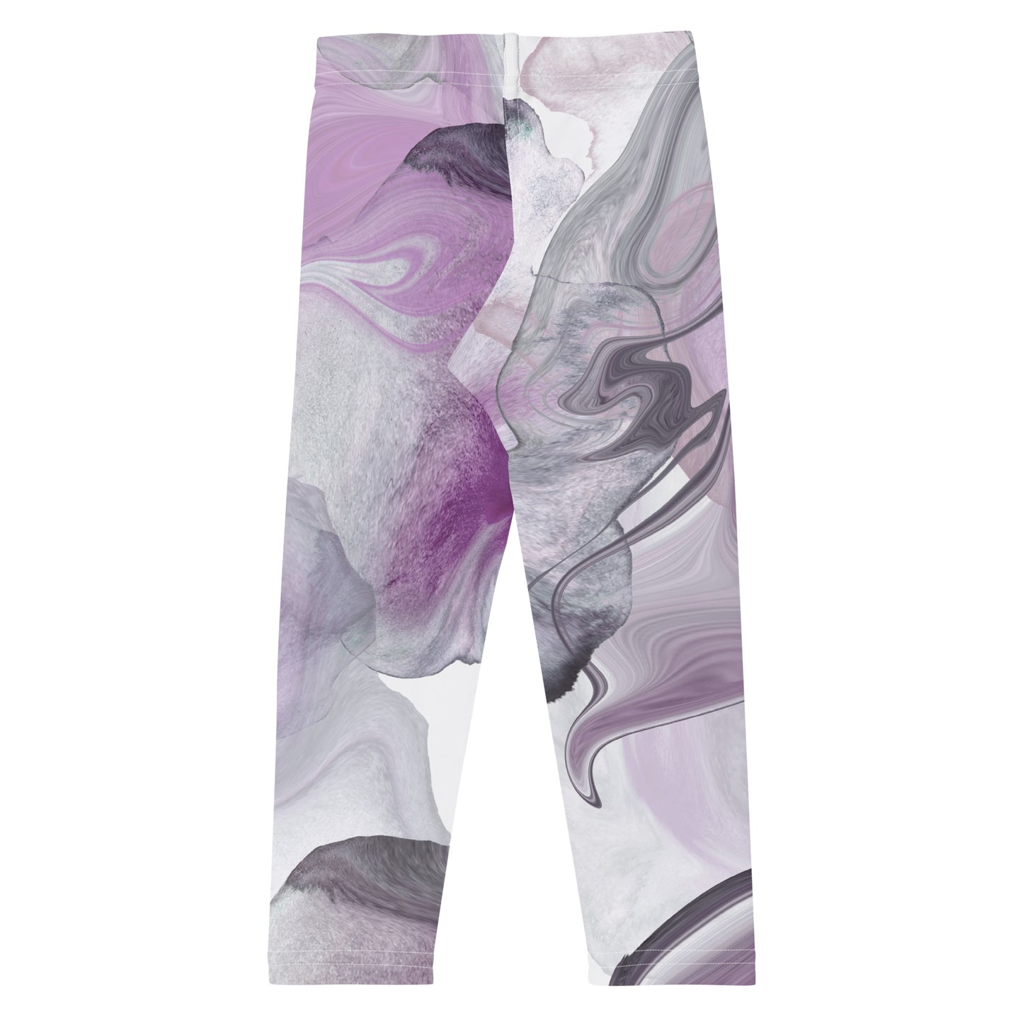 Little Kid's Leggings Purple Swirl