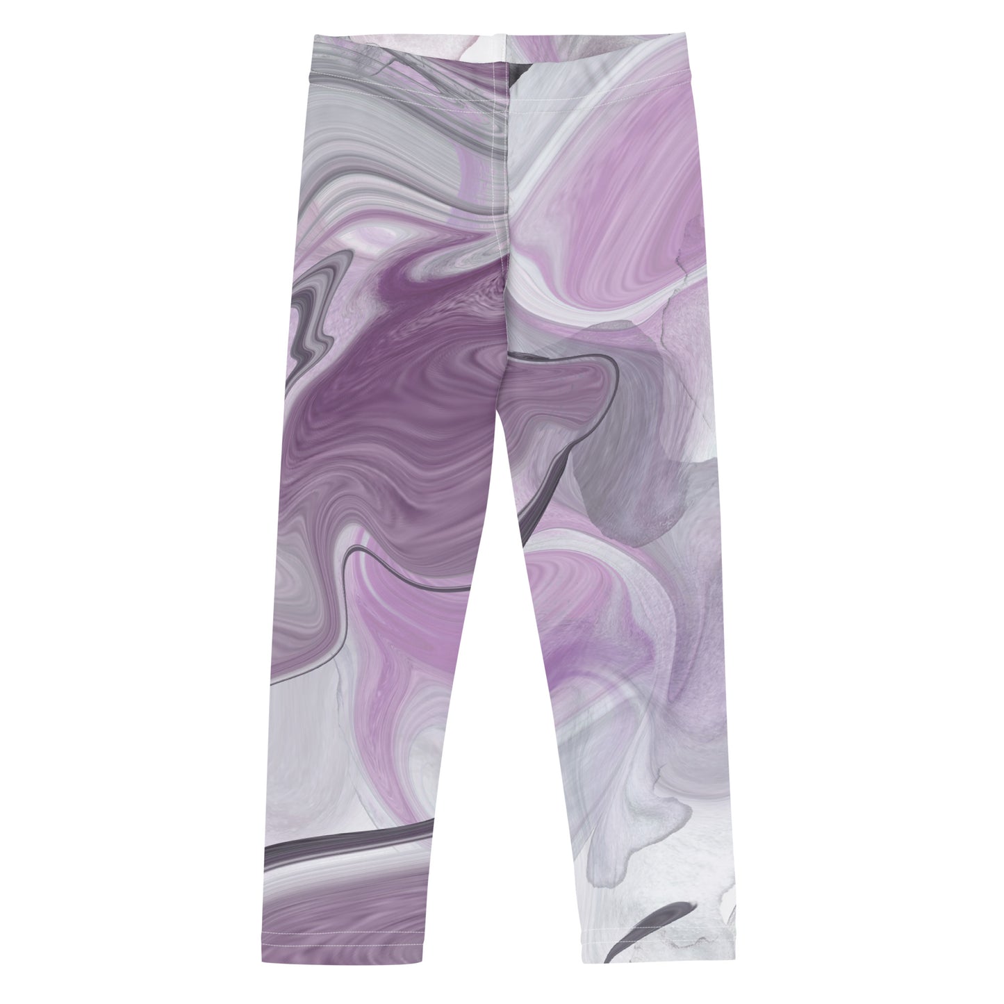 Little Kid's Leggings Purple Swirl