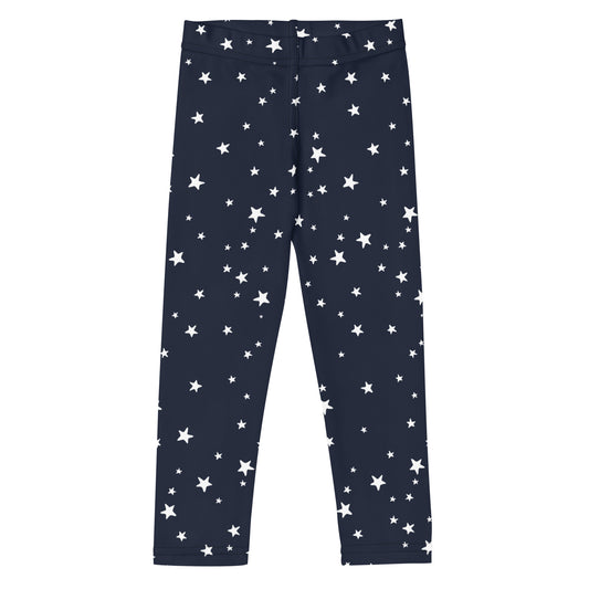 Little Kid's Leggings Black Stars