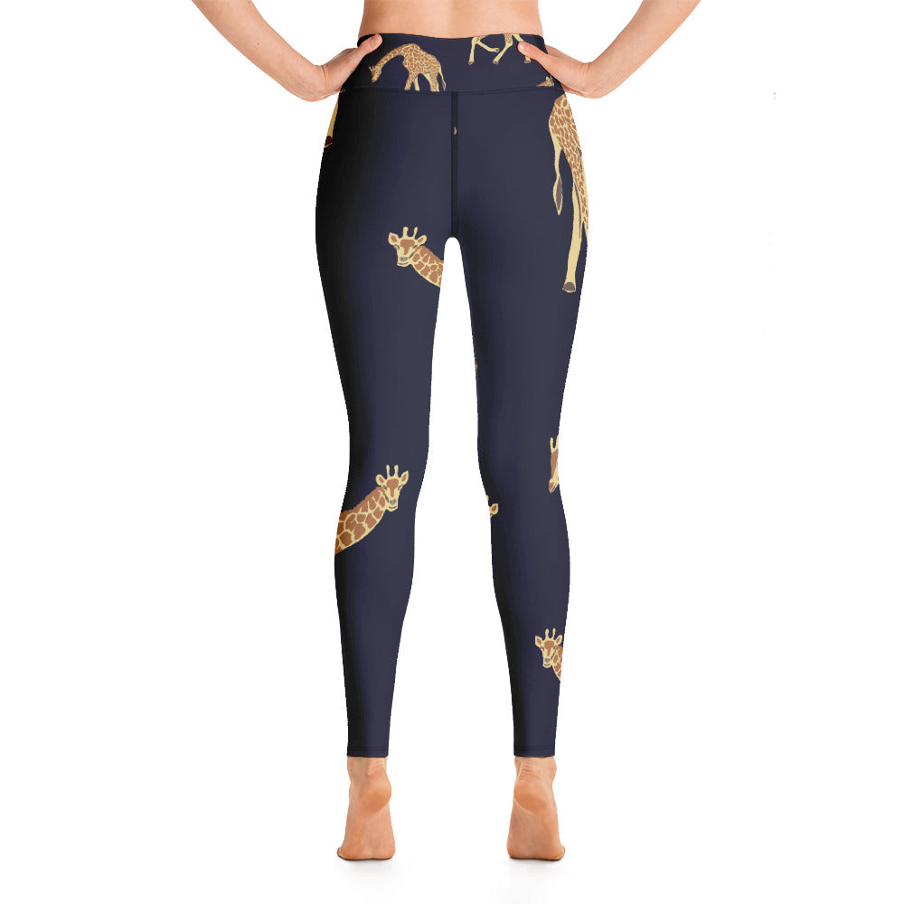 Women's Yoga Leggings Giraffe