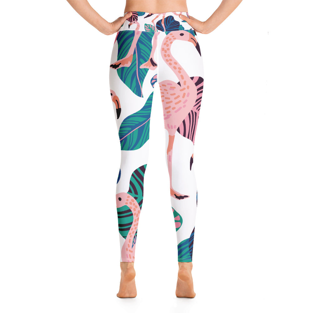 Women's Yoga Leggings Flamingo