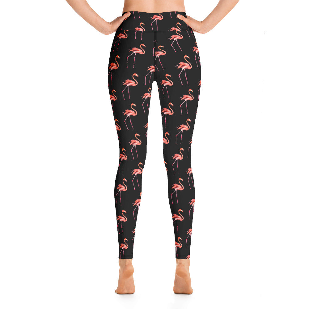 Women's Yoga Leggings Pink Flamingo