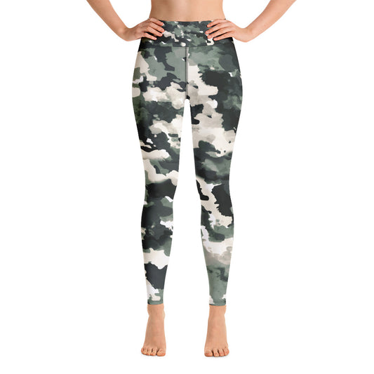 Women's Yoga Leggings Soft Camo