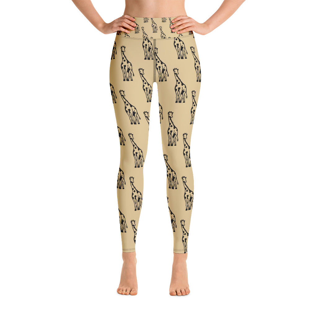 Women's Yoga Leggings Sand Giraffe