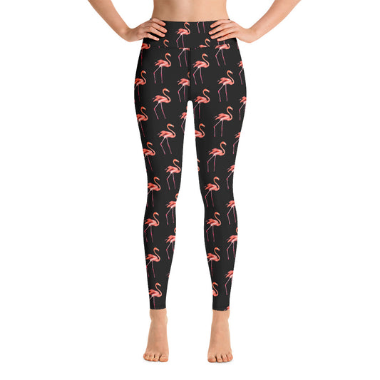 Women's Yoga Leggings Pink Flamingo