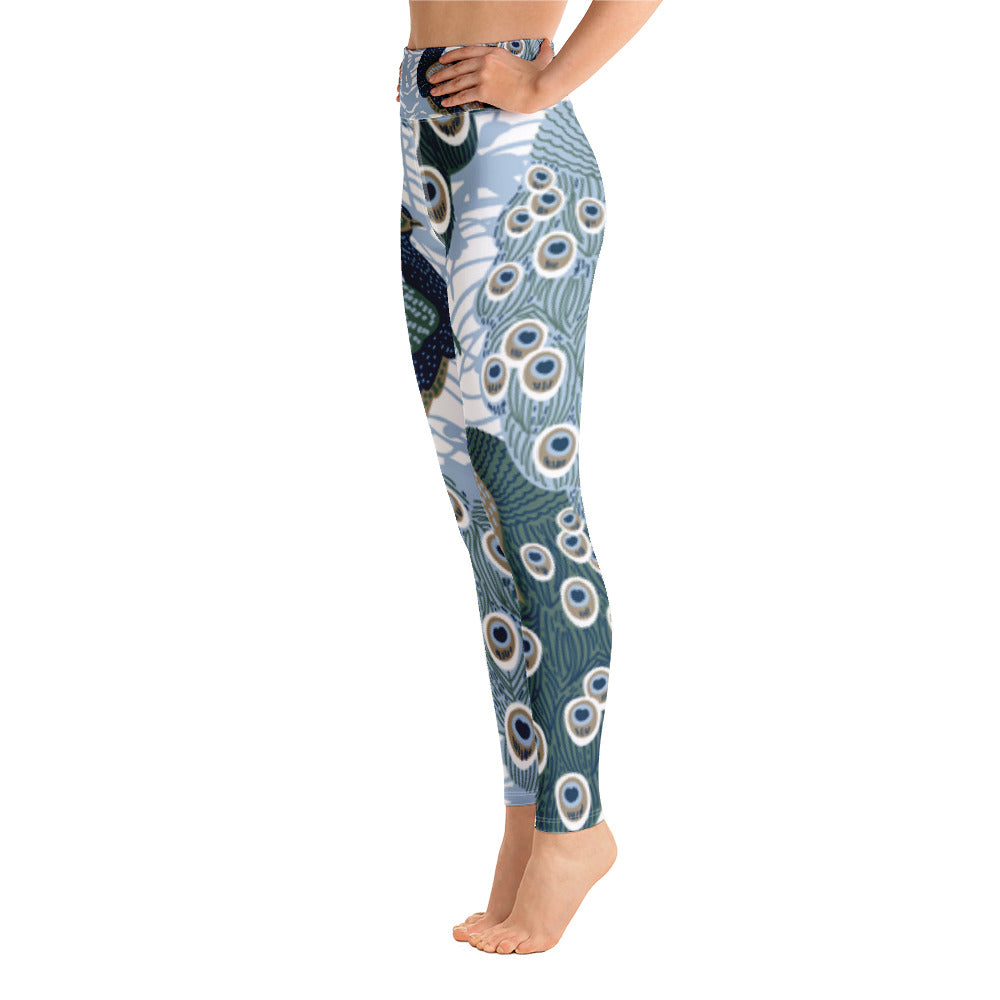 Women's Yoga Leggings Peacock