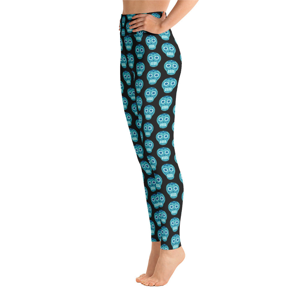 Women's Yoga Leggings Sugar Skull