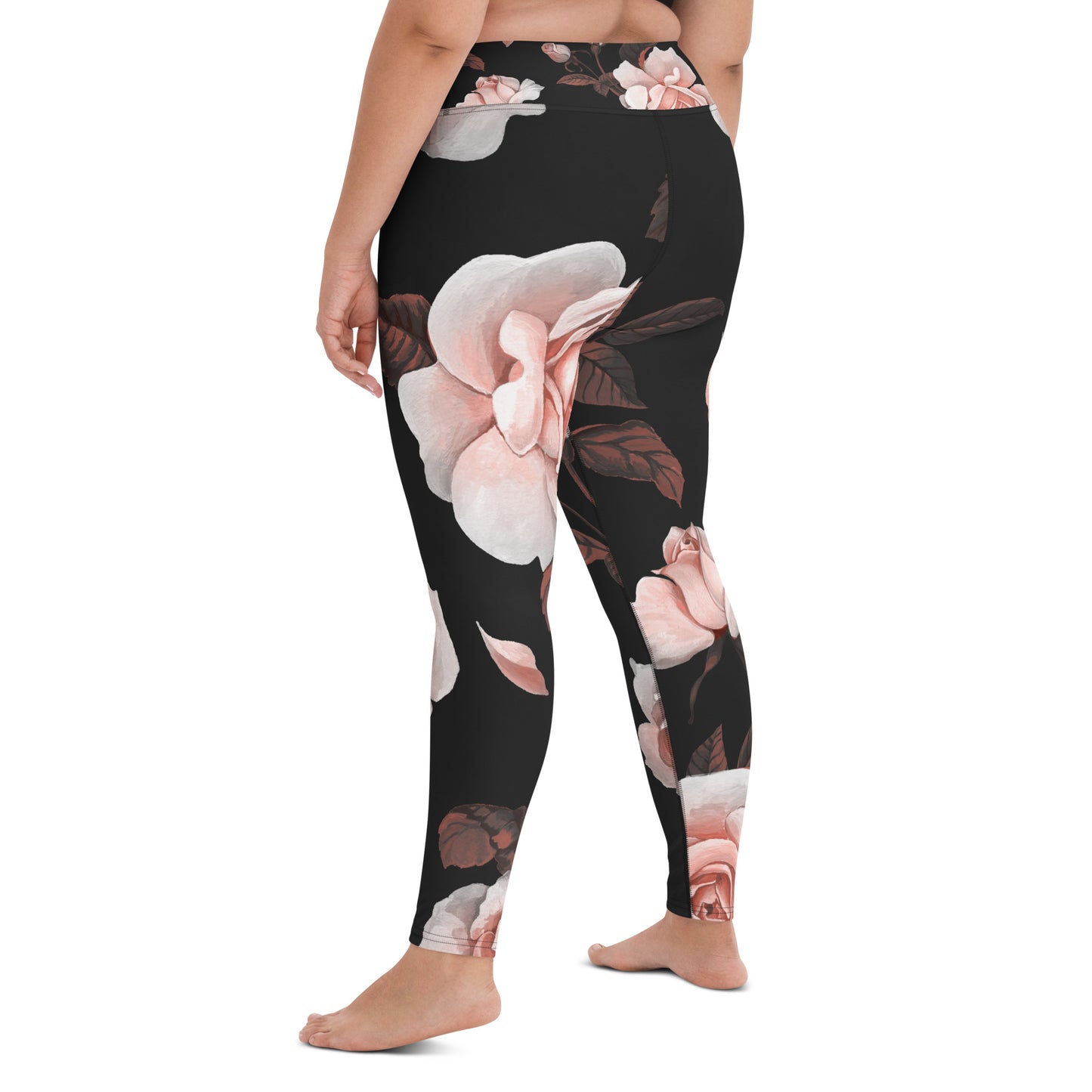 Women's Yoga Leggings Roses