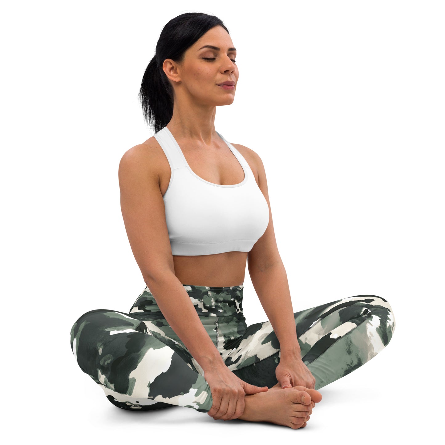 Women's Yoga Leggings Soft Camo