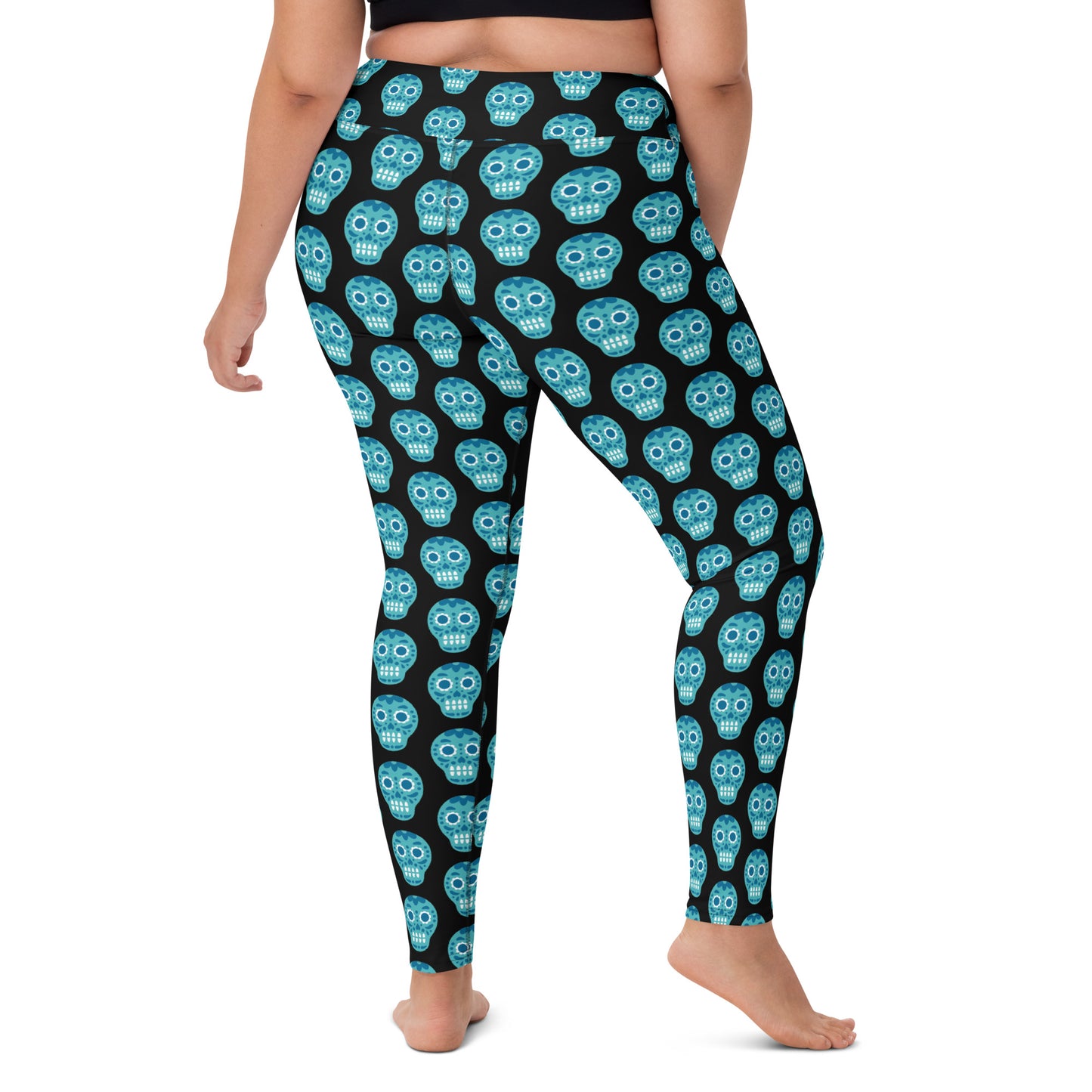 Women's Yoga Leggings Sugar Skull