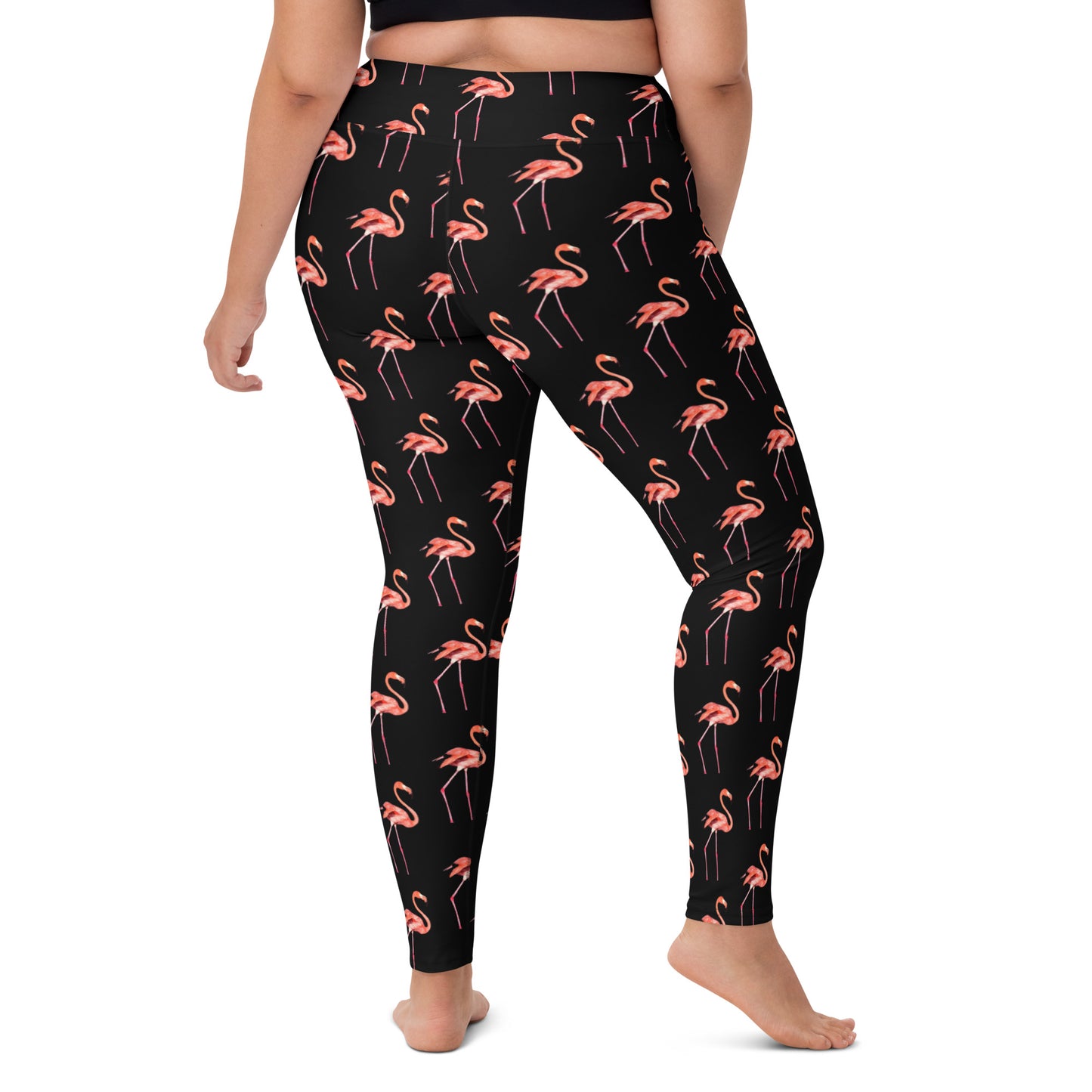 Women's Yoga Leggings Pink Flamingo