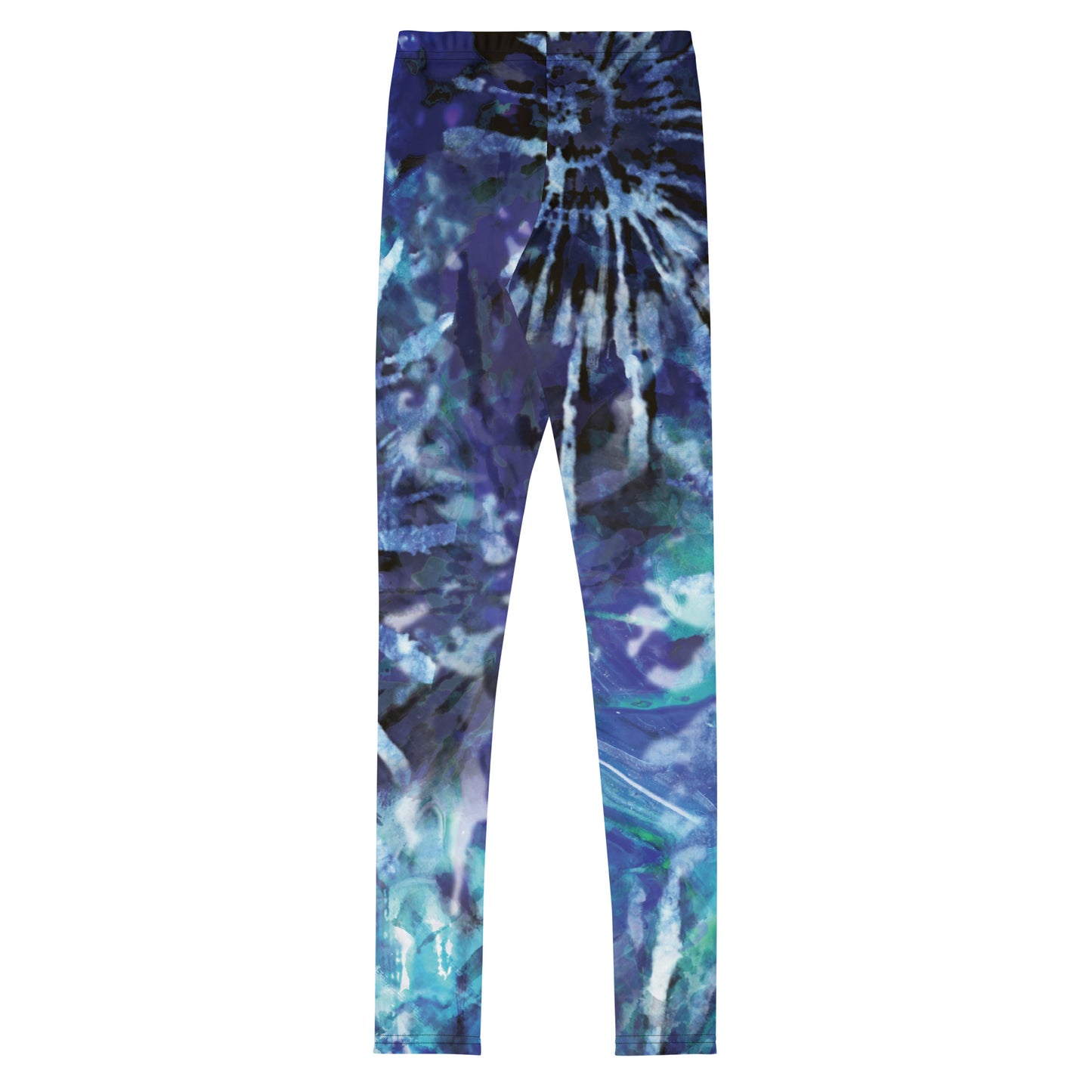 Big Kid Leggings Indigo Tie Dye