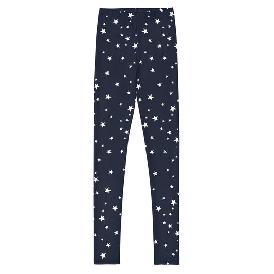 Big Kid's Leggings Black Stars