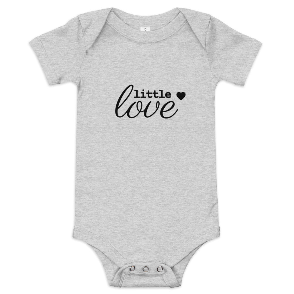 Baby Short Sleeve Bella+Canvas Onsie Little Love