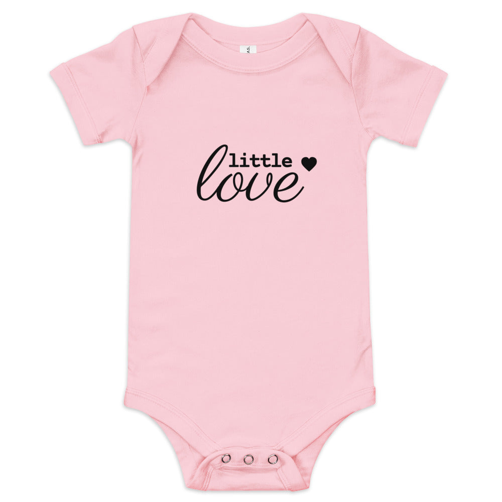 Baby Short Sleeve Bella+Canvas Onsie Little Love