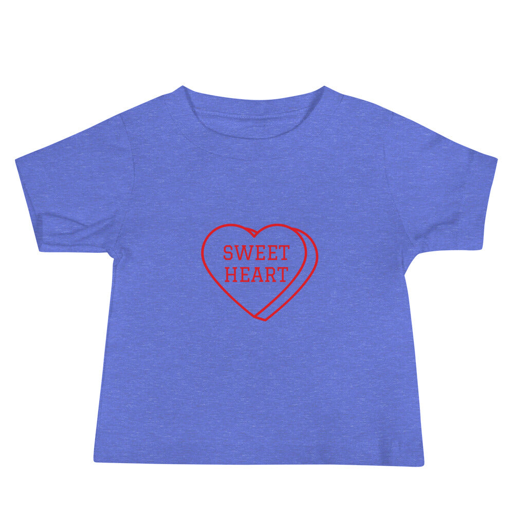 Baby Short Sleeve Bella+Canvas Tee Sweet Heart