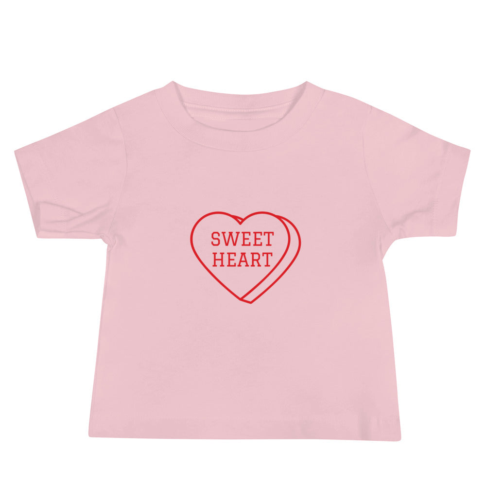 Baby Short Sleeve Bella+Canvas Tee Sweet Heart