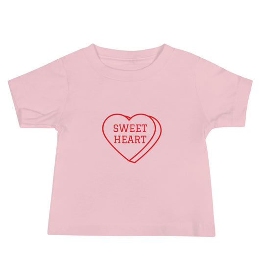 Baby Short Sleeve Bella+Canvas Tee Sweet Heart