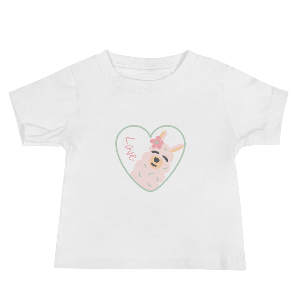 Baby Short Sleeve Bella+Canvas Tee Love Llama