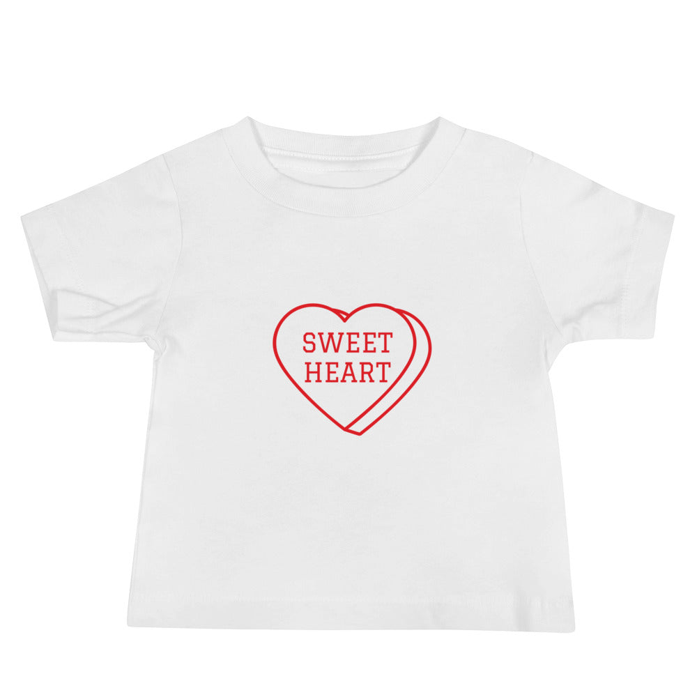 Baby Short Sleeve Bella+Canvas Tee Sweet Heart