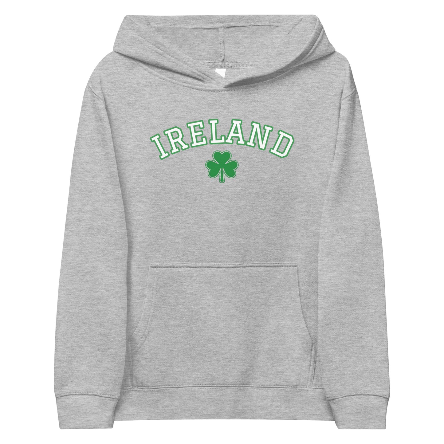 Kids Fleece Hoodie Ireland Clover