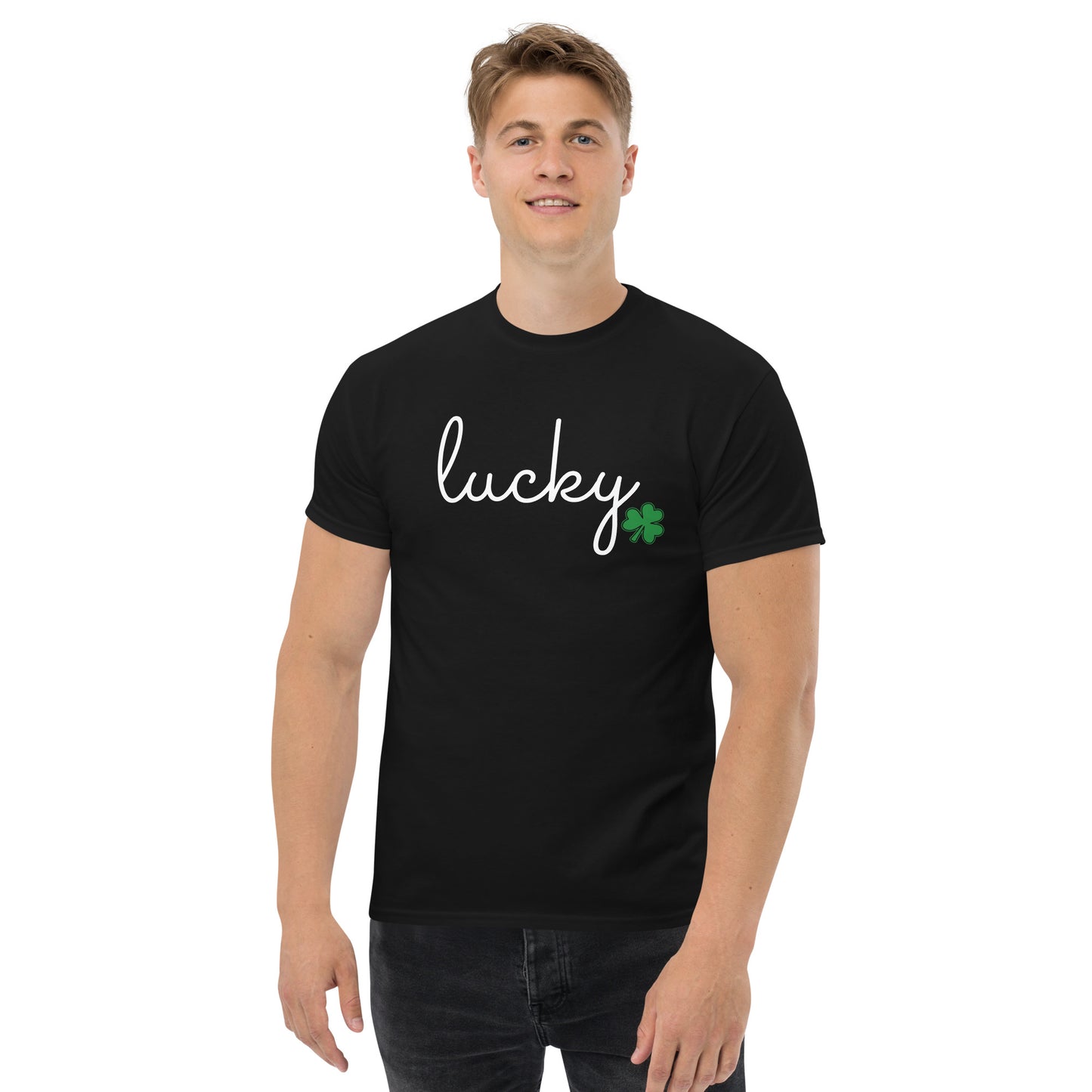 Unisex Short  Sleeve Tee Lucky Clover