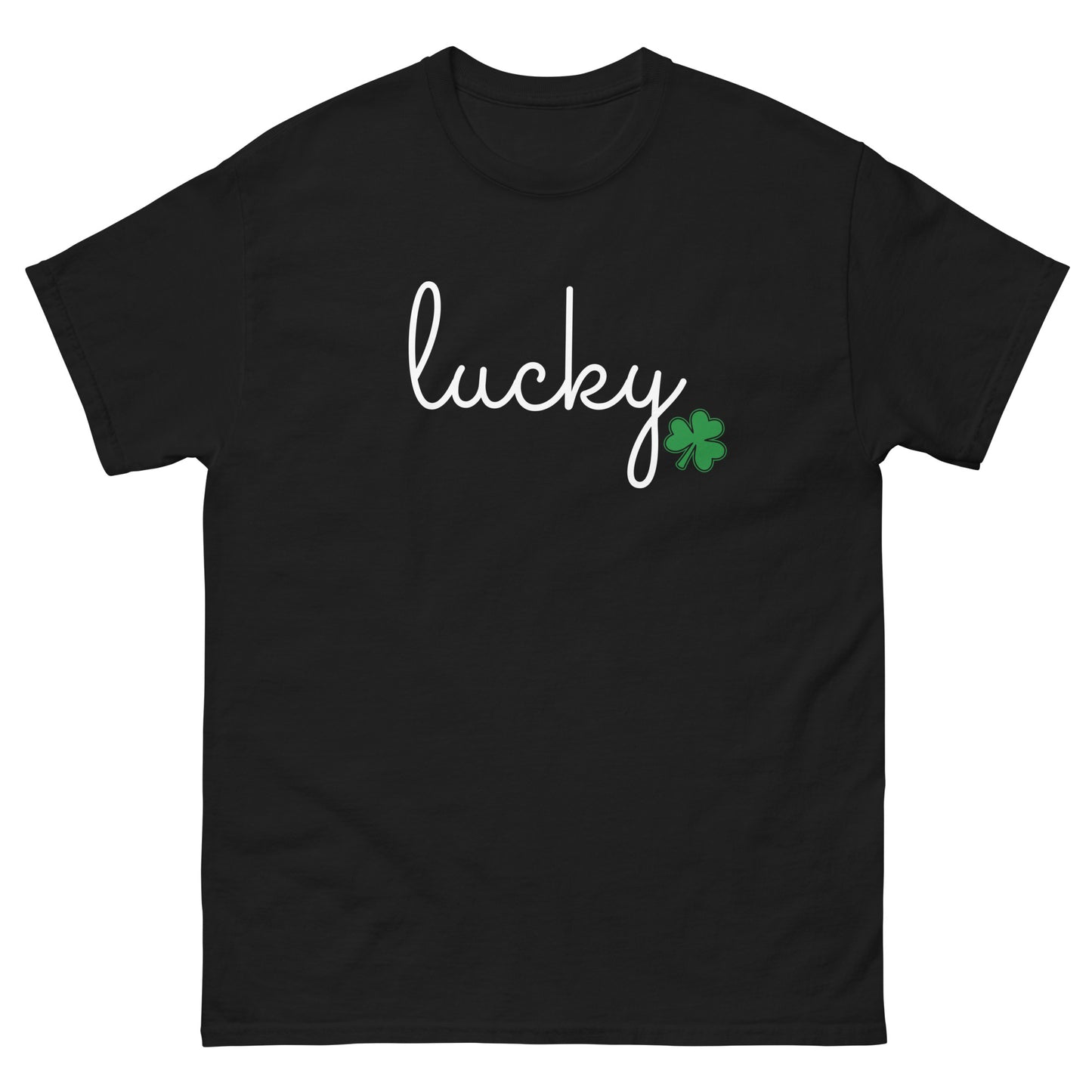 Unisex Short  Sleeve Tee Lucky Clover