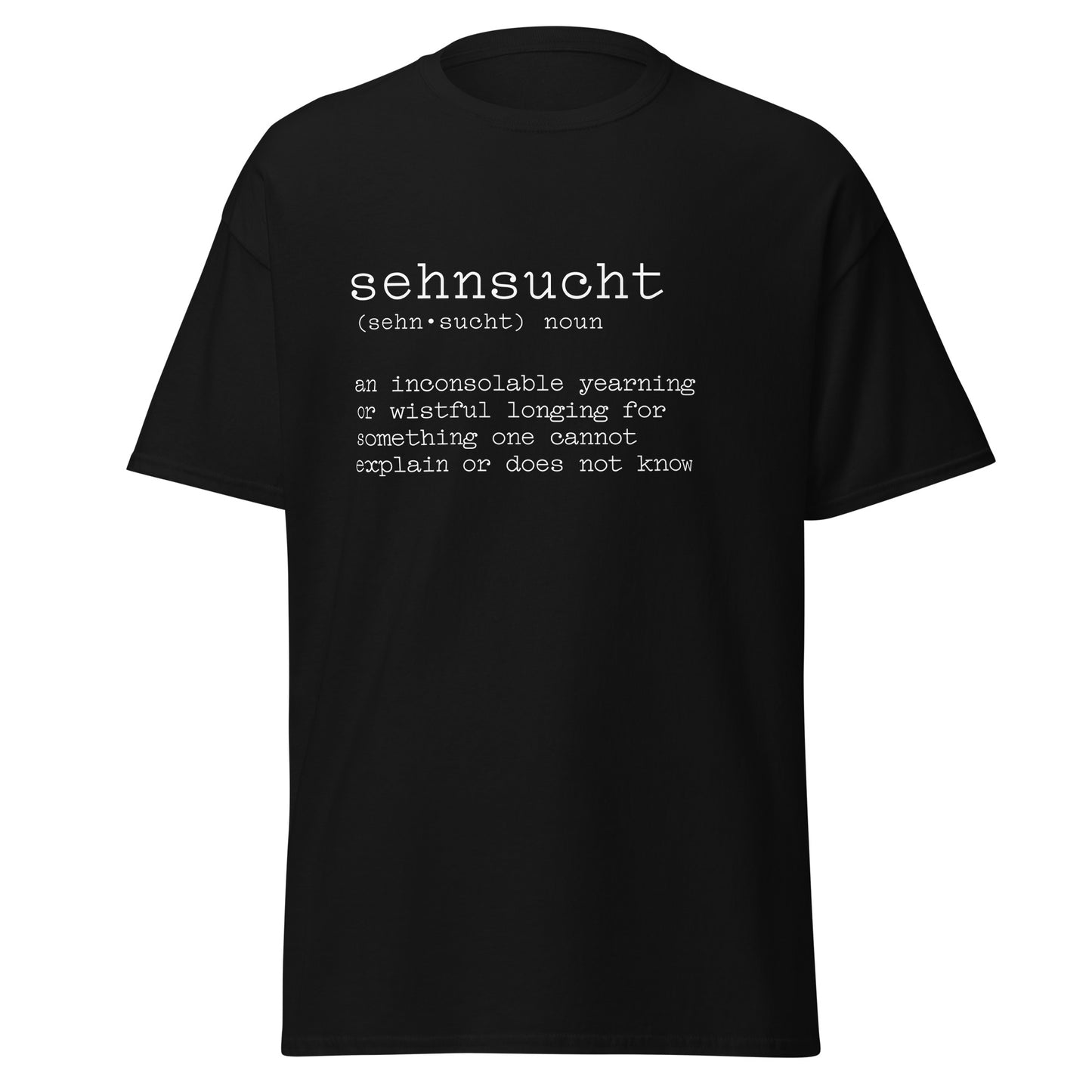 Unisex Short Sleeve Tee Sensucht