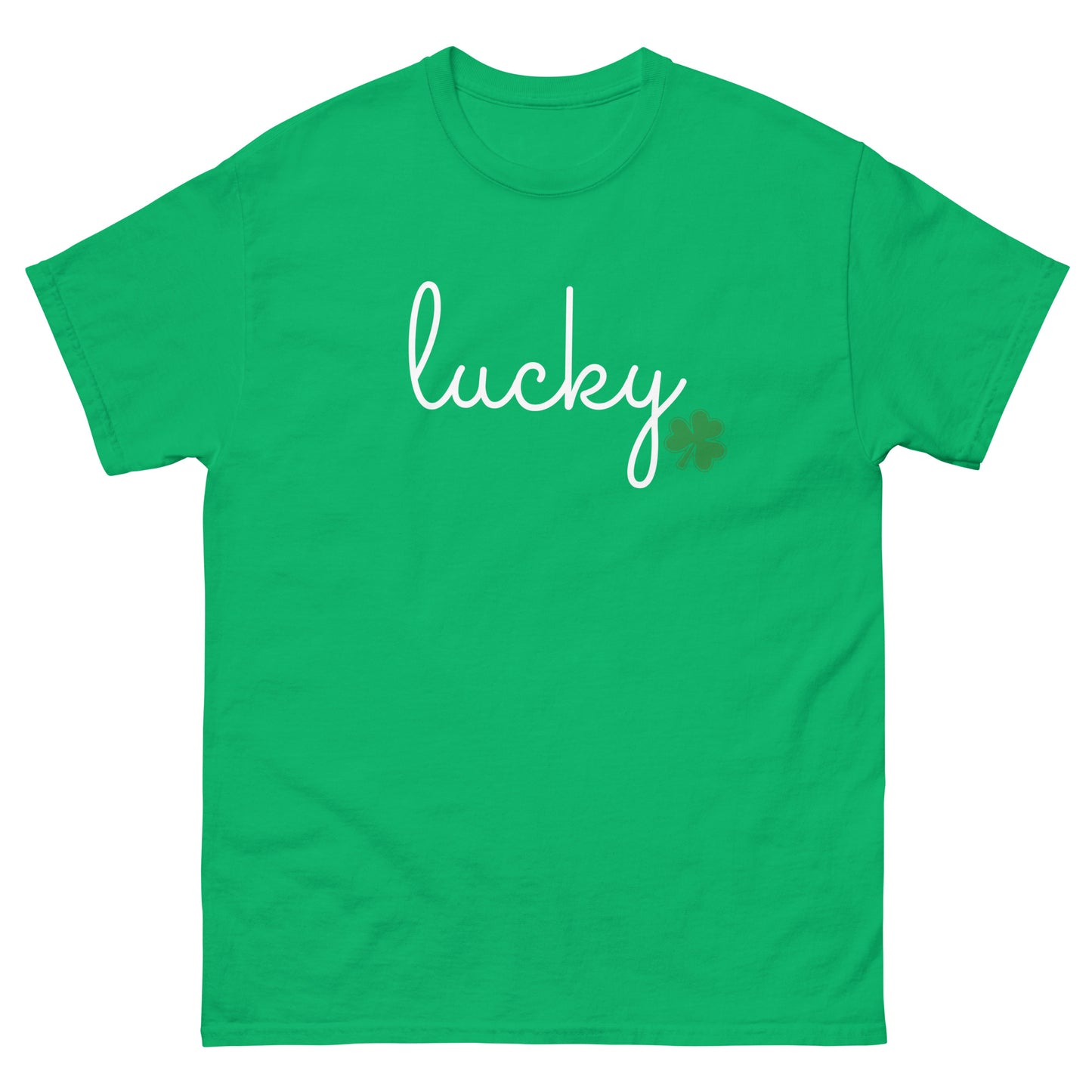 Unisex Short  Sleeve Tee Lucky Clover