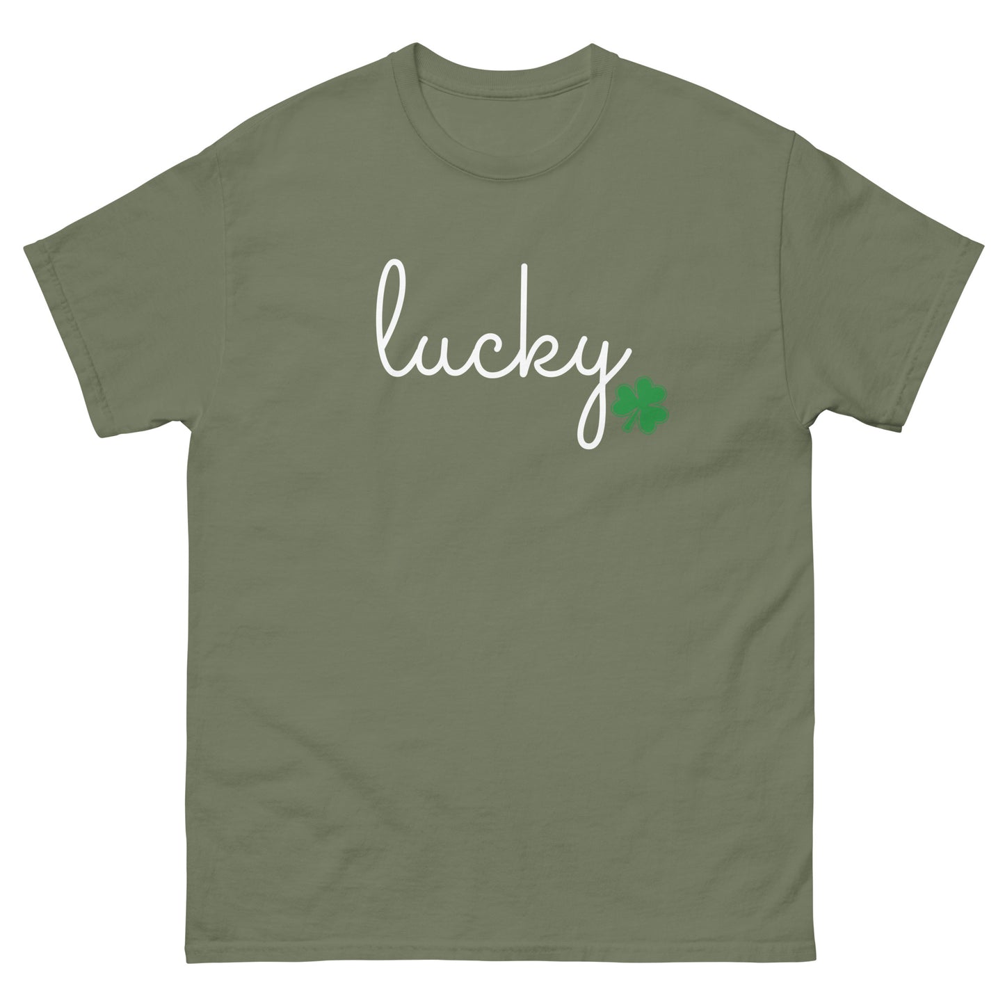 Unisex Short  Sleeve Tee Lucky Clover