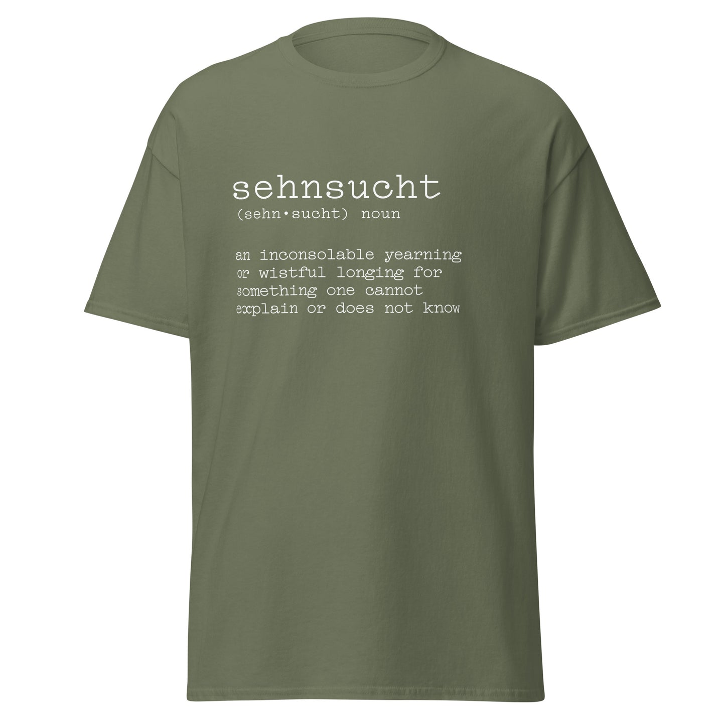 Unisex Short Sleeve Tee Sensucht