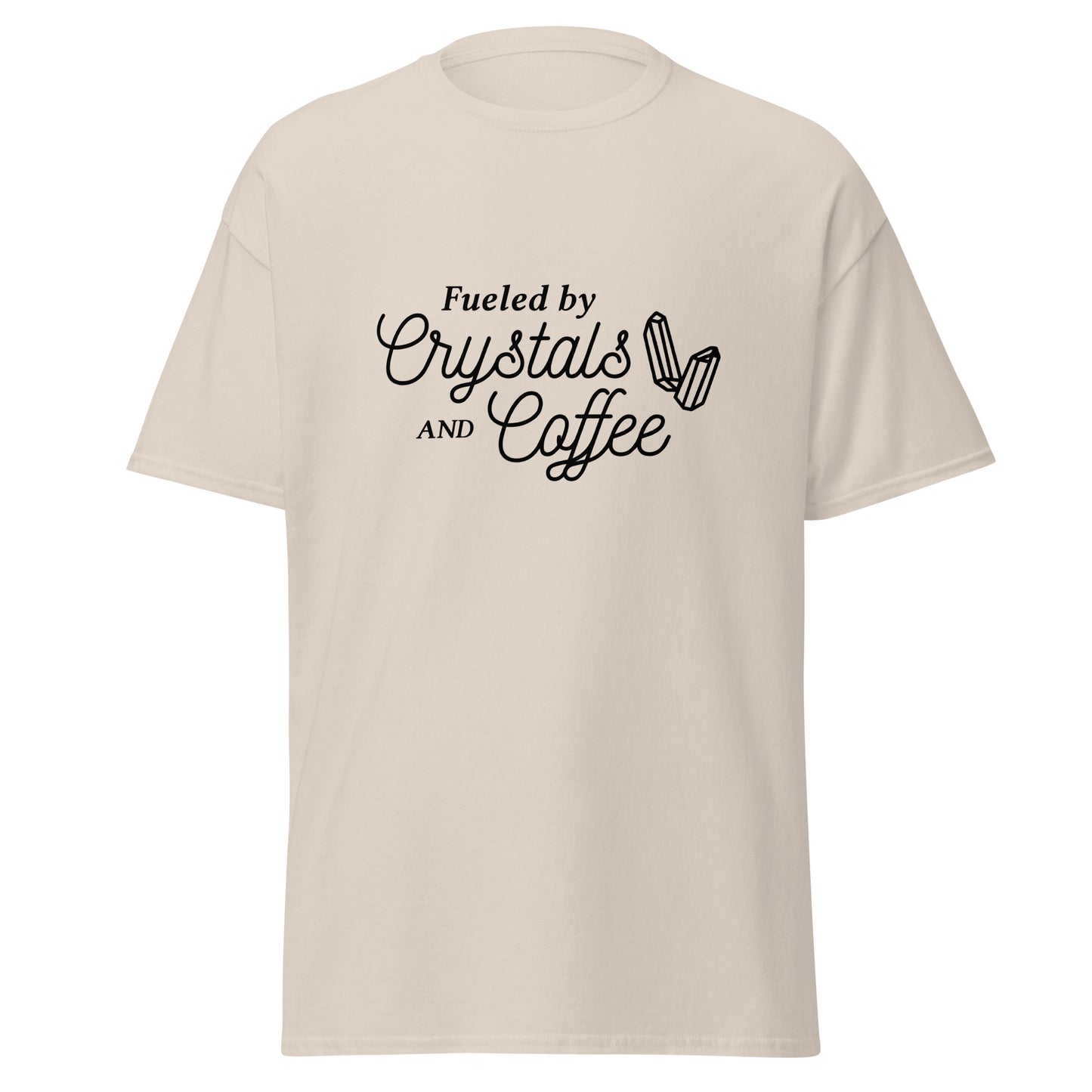 Unisex Short Sleeve Tee Crystals and Coffee