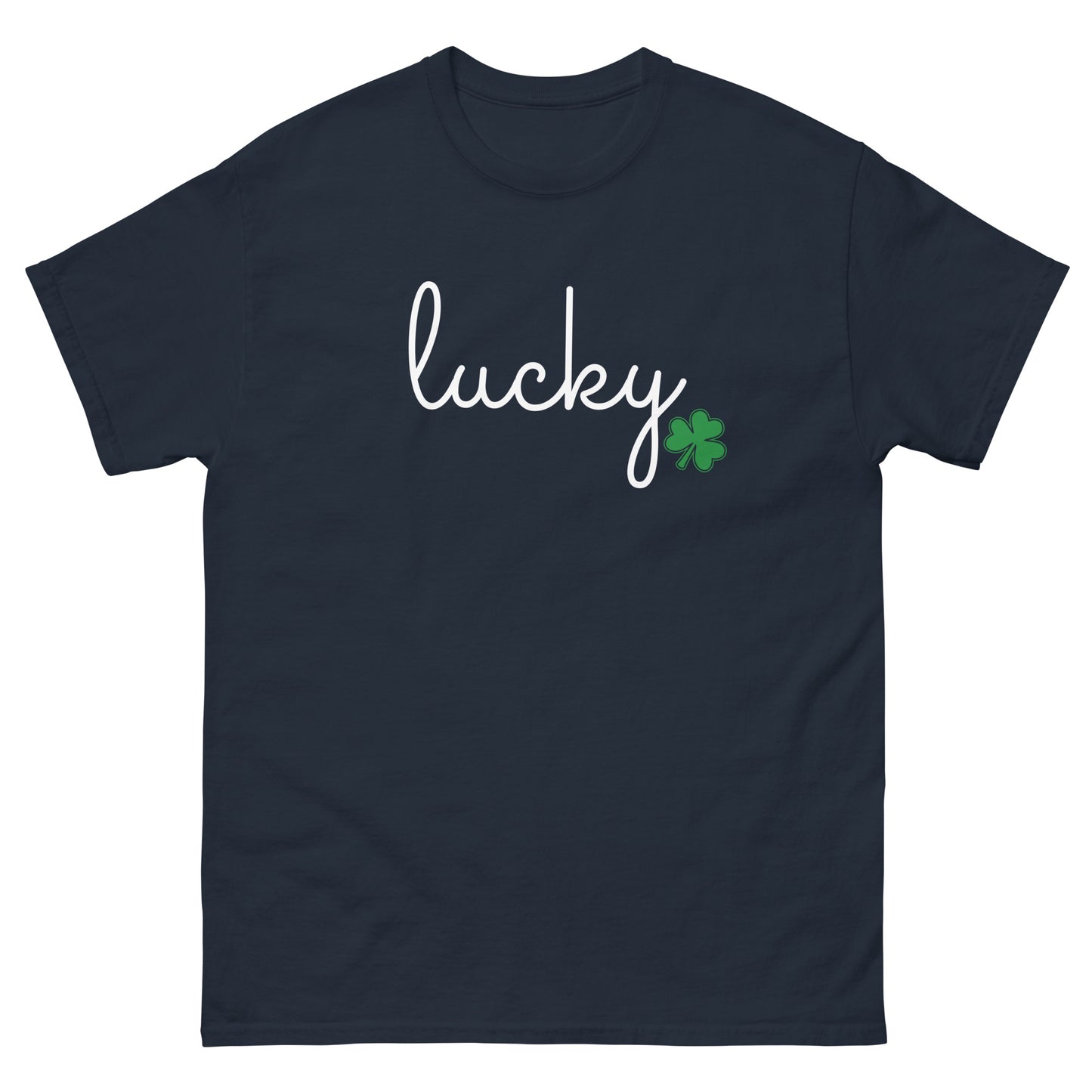 Unisex Short  Sleeve Tee Lucky Clover