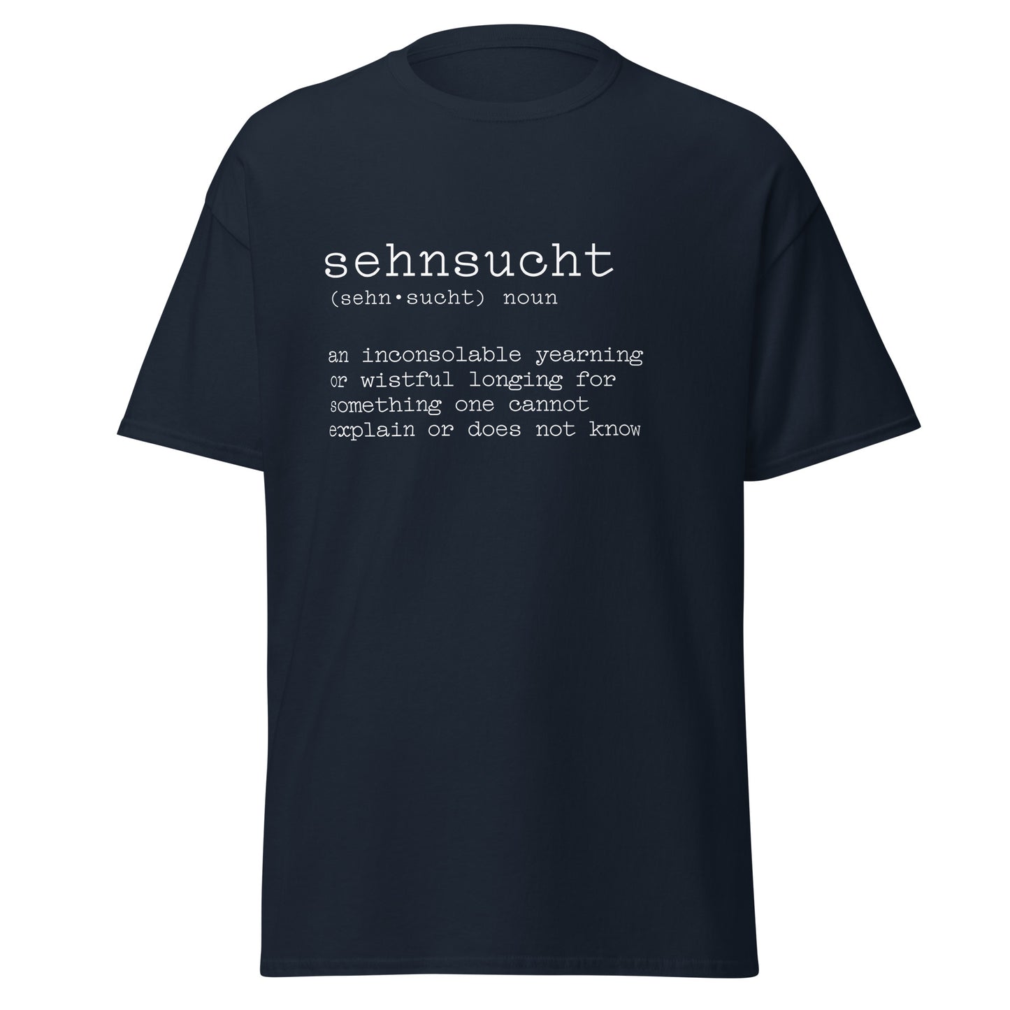 Unisex Short Sleeve Tee Sensucht