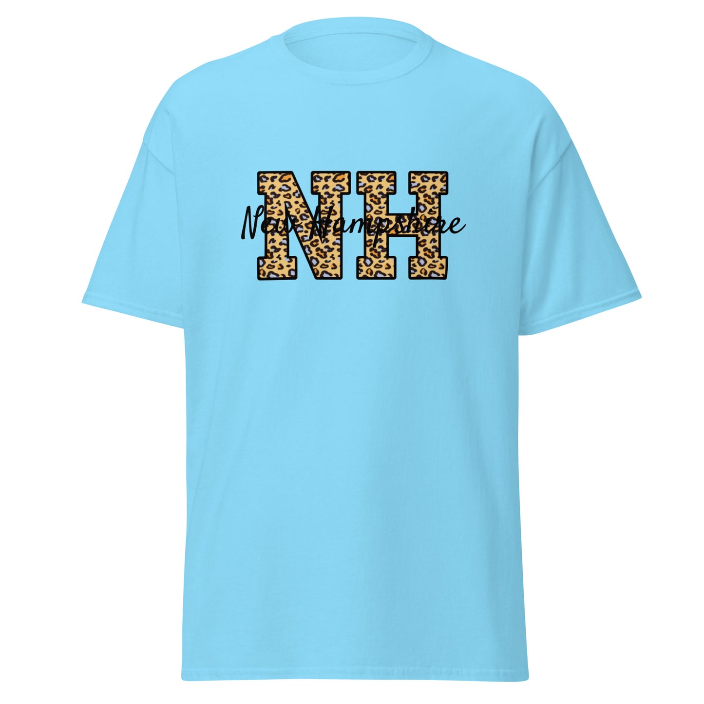 Unisex Short Sleeve Tee NH Leopard Black Ink